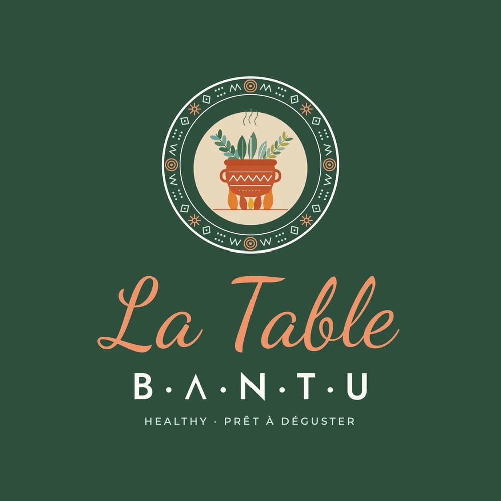 Logo La Table Bantu, healthy et prêt à déguster